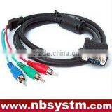 Vga Rca PC Computer VGA to TV S-Video RCA AV 3 Adapter Cable S4 China Supplier