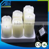 Real Wax Paraffin Rechargeable LED Candle Light