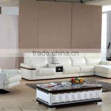 Living Room Sofa Furniture, White Leather Funiture, Leather Corner Sofa Designs