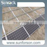 Ballast Solar Panel Flat Roof Mounting Structure Support System