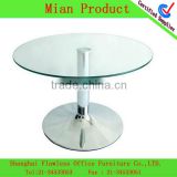 glass coffee table.round teapoy. Outdoor leisure table
