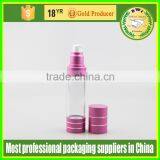 50ml Acrylic Airless Pump Bottles Makeup Containers thumbnail-1