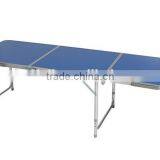 Hot Outdoor 6ft Blue OEM Color Aluminum Folding Picnic Table thumbnail-4