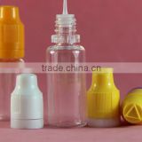 0.25oz 1oz PET Ecig oil Bottle with child resistant cap
