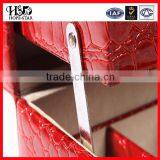 2015 Wholesale Top Sale High Quality pu Leather Watch Storage Boxes