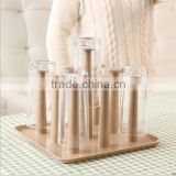 The kitchen drain cup holder glass storage shelf/glass cup tray/shot glass holder tray