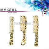 2016 MY GIRL new arrival sexy leopard hot transfer printing women hair combs