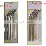304 Stainless Steel Drinking Straws and Cleaning Brushes 4+1 Set Eco Friendly Funny Drinking Straw thumbnail-2