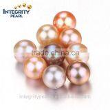 8-8.5mm AAA Pink Lavender Peach Natrual Multi-color Loose Pearl, Round Freshwater Loose Pearl thumbnail-1