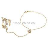 Stainless Steel Jewelry Feather Leaf Rings thumbnail-5