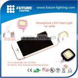 Fashionable Mini Flashlight Camera for Selfie Stick Monopod With 16 LED Lights Smartphone Accessory