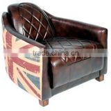 union jack leather chair,dining leather chairs,antique dining leather chairs