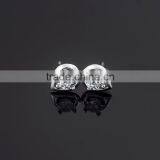 Hot Sale Silver 925 White CZ Stud Earrings Made in China ---ETGI-000101 thumbnail-3