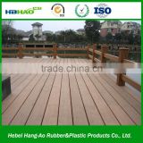 grooved wood grain outdoor wpc decking for swimming pool