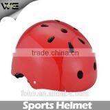 Skate Helmet,red Water Sport Helmet,ABS Shell+EPS Liner Plastic Skateboard Helmet for Sale