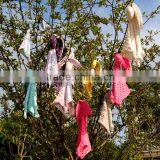 Colorful Christmas Tree Decorate Gift Cute Lovely Minky Bunny Blanket thumbnail-1