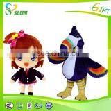 OEM ODM Company Mascot White T-shirt Teddy Bear Plush Toy thumbnail-3