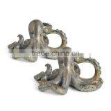 Personalized Handmade Color Painted Decorative Poly Resin Octopus Napkin Rings thumbnail-1