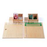 Wooden Math Toy Montessori Multiplication Bead Board thumbnail-2