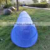 Hot Selling Pet Products Blue 190T Polyester With 6pcs Steel Sticks Dog Training Tunnel thumbnail-1