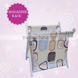 Customed Color and Size Paulownia Wooden Magazine Rack, Newspaper Basket, Magazine File/spice Rack thumbnail-5