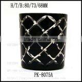 2017 Trendy Luxury Five Star Hotel Promotional Black Glass Tumbler thumbnail-1