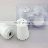 Customized Logo Wholesale White Ceramic Cruet Pots, Salt and Pepper Shaker Set thumbnail-3
