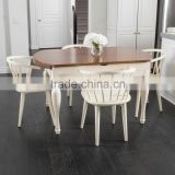 2015 Europe style Teak wood furniture indoor dining set