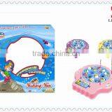Plastic B/O Musical Fishing Game With 15 Small Fish for Kids thumbnail-1