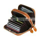 Custom RFID Travel Genuine Leather Wallet for Men thumbnail-1