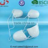 White Ceramic Rope Hanging Planter Set With 4 Flower Pots Plant Containers thumbnail-2