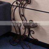 BISINI Luxury Flower Pot Cast Iron Flower Decoration(BG11-M041) thumbnail-3