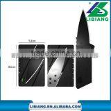 Special Gift for Men Stainless Steel With Metal Handle Portable Survival Blade Wallet Foldable Credit Card Knife thumbnail-1