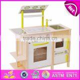 2017 New Design Giraffe Preschool Toy Wooden Children Play Kitchen W10C234 thumbnail-6