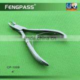 CP-1008 4" Inch 2CR13 Stainless Steel Make-up Beauty Cuticle Cutter Scissors thumbnail-1