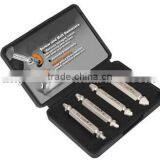4pc Damaged Screw Extractor Use With Any Drill As Seen On TV/ Bolt & Screw Extractor Set thumbnail-1