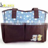 High-capacity and Multifunction Diaper Bag With Microfiber thumbnail-2