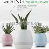 2017 New Design High Quality Music Playing Buetooth Speaker Bonsai Music Flower Pot thumbnail-1