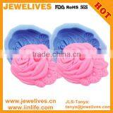 As See on TV Flower Shape Silicone Soap and Candle Mold thumbnail-1