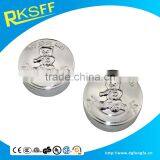 Promotion Metal Silver Plated Birth Certificate Holder Set With Silk Ribbon thumbnail-5