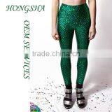 New Fashion Green Mermaid Leggings for Women Designs HSl7585 thumbnail-3