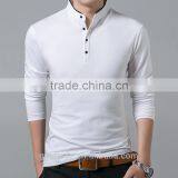 Wholesale Fashion Long Sleeve Polo T Shirt for Men thumbnail-5