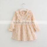Baby's and Kids Clothing Wholesale Beautiful Girls Casual Flower Printing Ruffle Dresses thumbnail-1