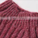 Trendy Design Solid Colour Slim Turtleneck Shrug Sweater for Kids Girl thumbnail-5