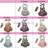 Wholesale Boutique Newborn Romper 100% Cotton 2016 Floral Girl Baby Clothes From Manfactory thumbnail-1