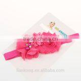 Organza Ribbon Flower Headband,headband Flower,flower Headband for Kids thumbnail-3