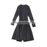 Women Deep V-neck Sexy Nighty Dress Korean Office Dress Casual One Piece Dress Xxl Black thumbnail-6