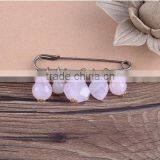 Diy Yellow Agate Charms Safety Pins Handmade Colorful Enamel Metal Charms Brooch for Women Dress thumbnail-6