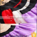 2015 Fashion Girls Short Mini Skirts With Pearl Kids Chiffon Tutu Children Dancewear thumbnail-2