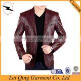 2017 Fashion Latest Designs Wholesale Leather Jacket Clothing pu Leather Coat thumbnail-3